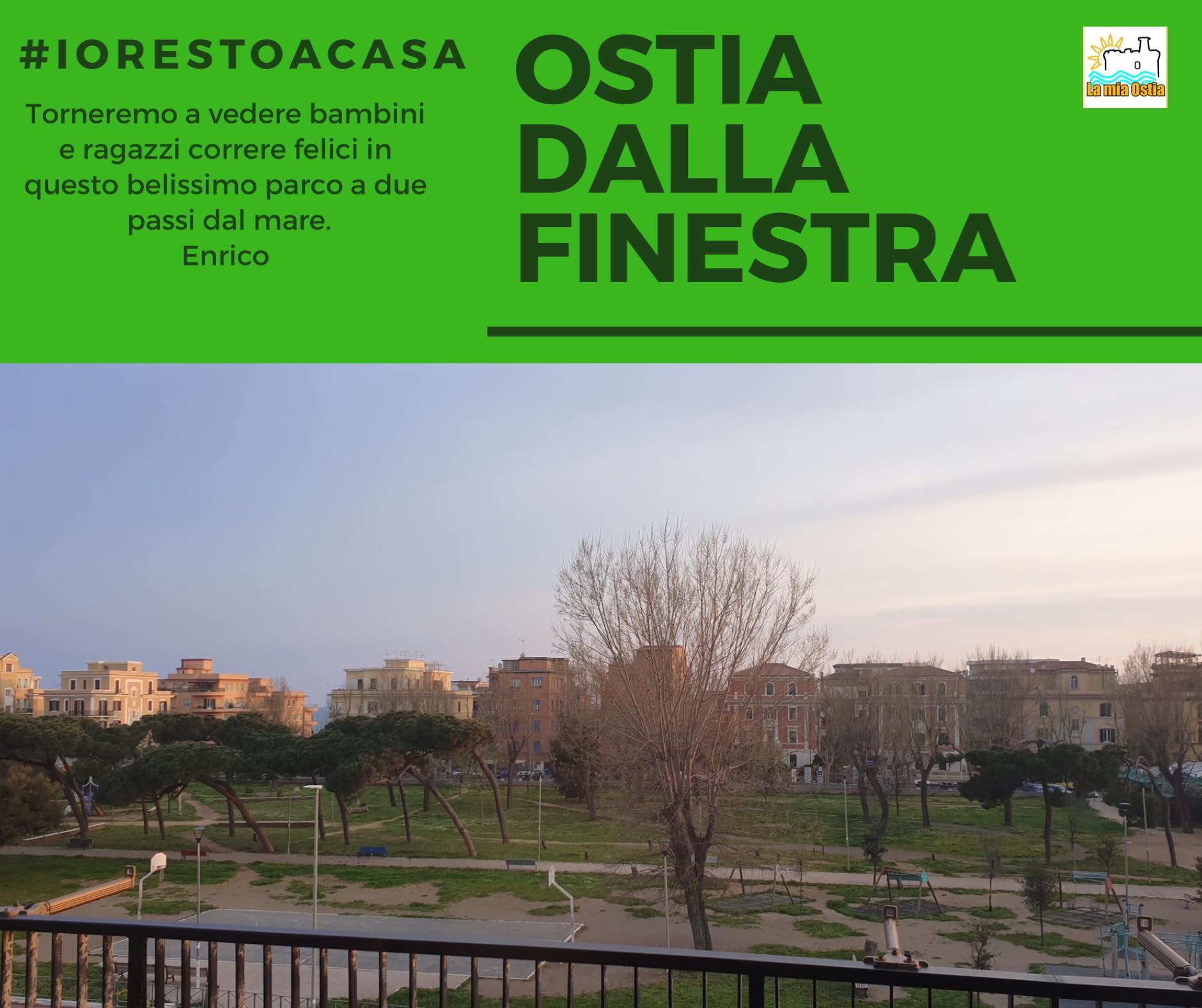 Ostia dalla finestra: mese di aprile